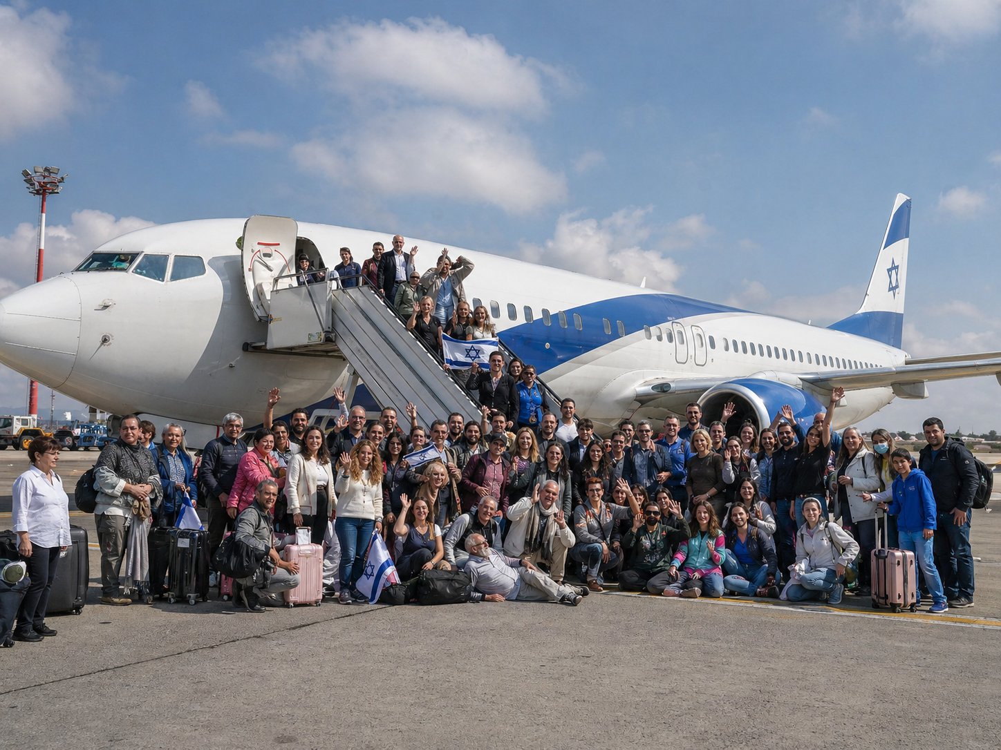 New olim arriving in Israel — diaspora buyers becoming permanent residents at Ben Gurion Airport