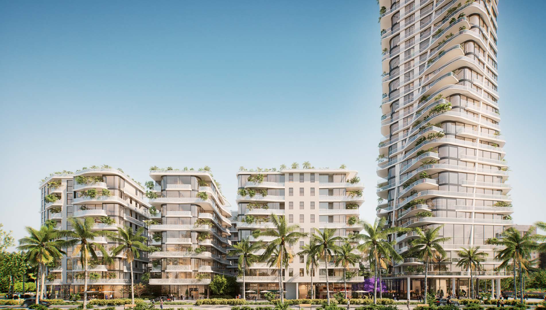 Rainbow Tel Aviv organic architecture by Raphael De La Fontaine — beachfront luxury Sde Dov