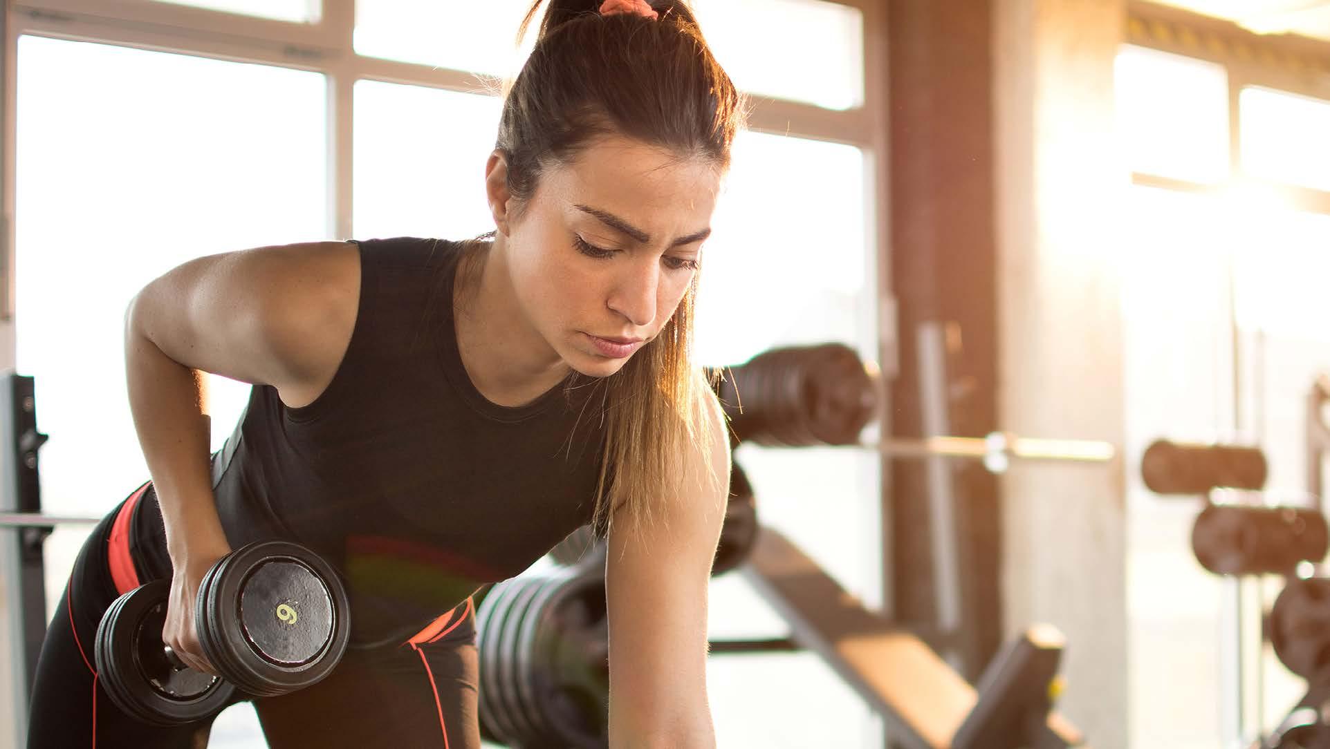 Modern state-of-the-art designer wellness gym and fitness center for residents of U Towers Bat Yam